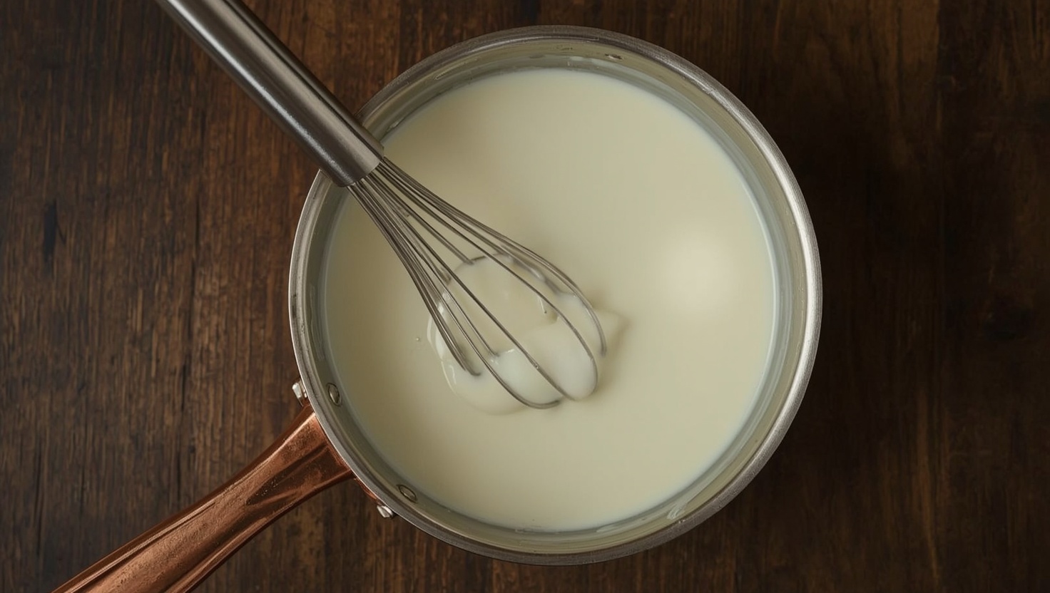 Béchamel ohne Klumpen — und warum die warme Milch alles ändert